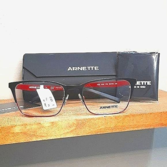 NEW BUNDLE, prescription-ready eyeglass frame, case & cloth NEW glasses, Metal - Picture 3 of 8